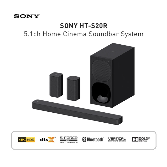 Sony Soundbar Home Cinema 5.1ch - HT-S20R